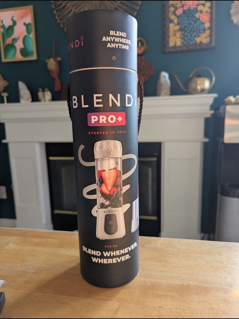 BLENDi Pro+ Portable Personal Blender, 17 Ounce, White